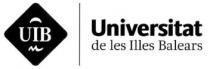 UIB UNIVERSITAT DE LES ILLES BALEARS
