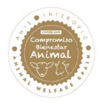 AWIS INTEROVIC ANIMAL WELFARE SPAIN CERTIFICADO COMPROMISO BIENESTAR ANIMAL