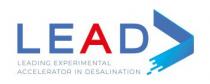 LEAD LEADING EXPERIMENTAL ACCELERATOR IN DESALINATION