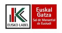 K EUSKO LABEL Euskal Gatza Sal de Manantial de Euskadi