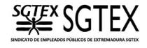 SGTEX SGTEX SINDICATO DE EMPLEADOS PUBLICOS DE EXTREMADURA SGTEX