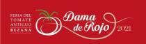 Dama de Rojo Feria del tomate antiguo Bezana 2021