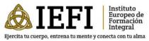 IEFI, INSTITUTO EUROPEO DE FORMACION INTEGRAL. EJERCITA TU CUERPO, ENTRENA TU MENTE Y CONECTA CON TU ALMA.