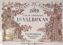 VIÑEDOS DE GALICIA 2019 TINTO LIXITIMO LG VALBUXAN VALDEORRAS DENOMINACION DE ORIXE VIÑEDOS TELMO RODRIGUEZ