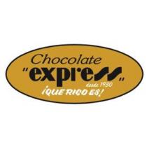 CHOCOLATE EXPRESS DESDE 1930 ¡QUE RICO ES!