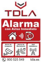 TDLA ALARMA CON AVISO INMEDIATO 24 ENVIO DE IMAGENES ALERTA DE MOVIMIENTO ANTI INHIBIDORES 900 525 549 TDLA.ES