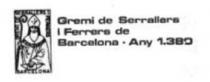 Gremi de Serrallers i Ferrers de Barcelona Any 1.380