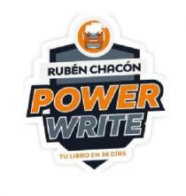 RUBÉN CHACÓN POWERWRITE Tu libro en 30 días