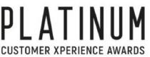 PLATINUM CUSTOMER XPERIENCE AWARDS