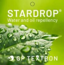 STARDROP Water and oil repellency GP TEXTRON