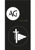 Nombre: Ángel Guardián, Logotipo: AG y Etiqueta: Espada-Ala