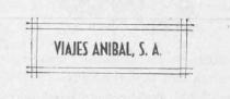 VIAJES ANIBAL, S.A.