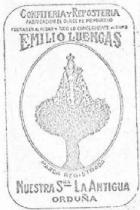 NUESTRA SEÑORA LA ANTIGUA - CONFITERIA Y REPOSTERIA EMILIO LUENGAS - ORDUÑA