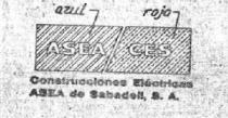 ASEA CES CONSTRUCCIONES ELECTRICAS ASEA DE SABADELL, S.A.