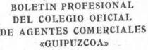 BOLETIN PROFESIONAL DEL COLEGIO OFICIAL DE AGENTES COMERCIALES 