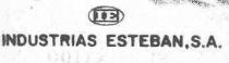IE INDUSTRIAS ESTEBAN, S.A.