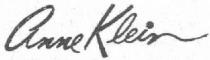 ANNE KLEIN