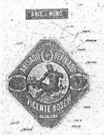 ANIS DEL MONO ANISADO REFINADO VICENTE BOSCH BADALONA