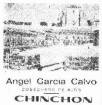 ANGEL GARCIA CALVO COSECHERO DE AJOS CHINCHON