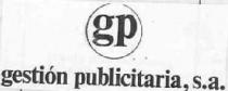 GP GESTION PUBLICITARIA, S.A.