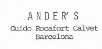 ANDER'S GUIDO ROCAFORT CALVET BARCELONA