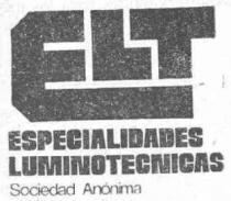 E L T ESPECIALIDADES LUMINOTECNICAS SOCIEDAD ANONIMA