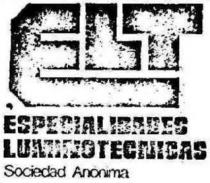 E L T ESPECIALIDADES LUMINOTECNICAS SOCIEDAD ANONIMA