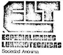 E L T ESPECIALIDADES LUMINOTECNICAS SOCIEDAD ANONIMA