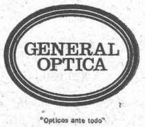 GENERAL OPTICA OPTICOS ANTE TODO