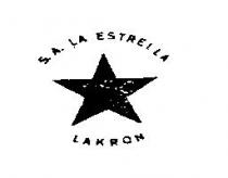 S.A. LA ESTRELLA LAKRON