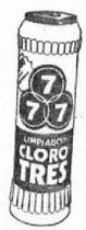 777 LIMPIADOR CLORO TRES