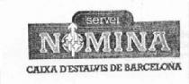 SERVEI NOMINA CAIXA D'ESTALVIS DE BARCELONA