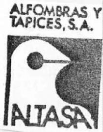 ALFOMBRAS Y TAPICES,S.A.ALTASA