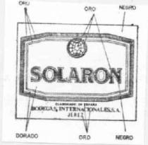 SOLARON ELABORADO EN ESPAÑA BODEGAS INTERNACIONALES,S.A.