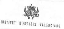 INSTITUT D'ESTUDIS VALENCIANS