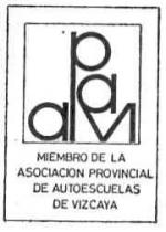 APAVI MIEMBRO DE LA ASOCIACION PROVINCIAL DE AUTOESCUELAS DE VIZCAYA