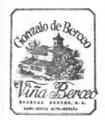 GONZALO DE BERCEO VIÑA BERCEO BODEGAS BERCEO S.A. HARO-RIOJA ALTA-ESPAÑA