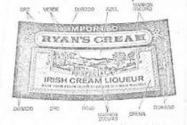 RYAN'S CREAM IRISH CREAM LIQUEUR