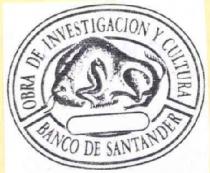 OBRA DE INVESTIGACION Y CULTURA BANCO DE SANTANDER