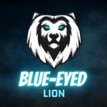 BLUE-EYED LION