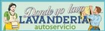 Donde yo lavo LAVANDERIA autoservicio