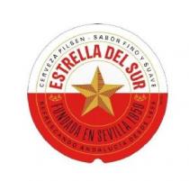 ESTRELLA DEL SUR FUNDADA EN SEVILLA 1959 CERVEZA PILSEN. SABOR FINO YSUAVE REFRESCANDO ANDALUCÍA DESDE 1959