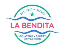 EST. 2020 - SITGES LA BENDITA GELATERIA BAKERY FRESH FOOD
