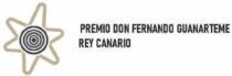 PREMIO DON FERNANDO GUANARTE REY CANARIO