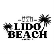 EST 1988 LIDO BEACH MARBELLA