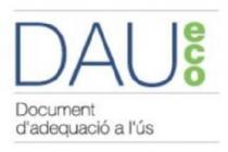 DAUECO DOCUMENT D'ADEQUACIÓ A L'ÚS