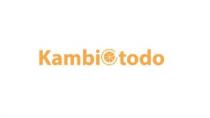 La letra K en mayúscula, sustituyendo la letra C de Kambiotodo, y la letra o primera que se modifica por el logo, que es una naranja cortada por la mitad y no llega a cerrarse la o.
