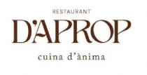 RESTAURANT D'APROP CUINA D'ANIMA