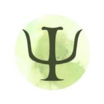Es el logo de psicología pero personalizado con colores verdes