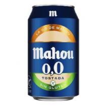 M LA 0,0 DE MAHOU MAHOU 0,0 TOSTADA SIN GLUTEN
